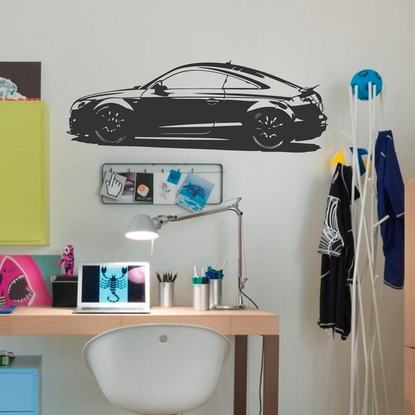 Example of wall stickers: Audi TT